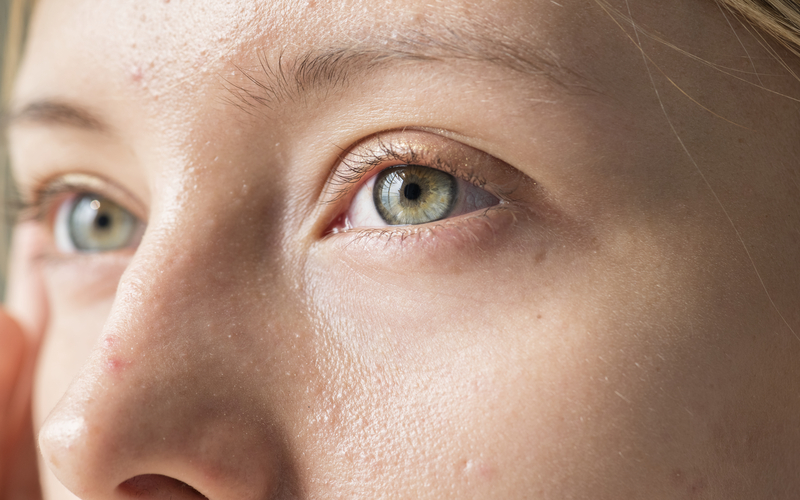 Human eye close up image