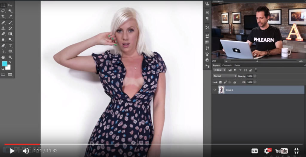 photoshop skin color