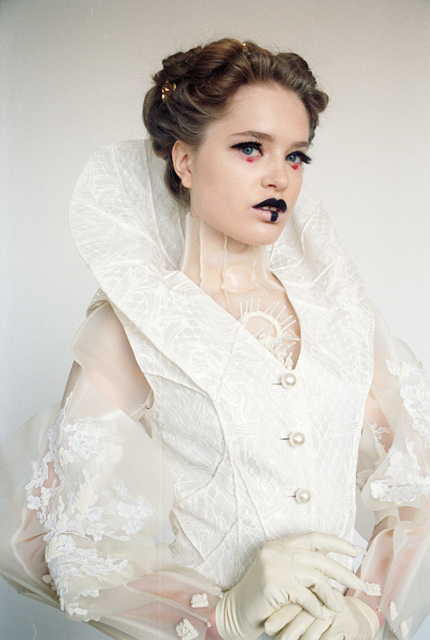 monochrome portrait photography - wrong coloured