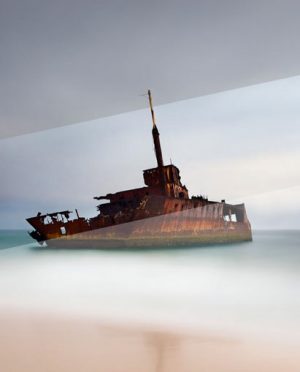 image of a ship on a sea