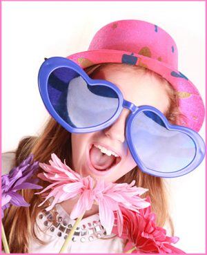image of a small girl posing for photography