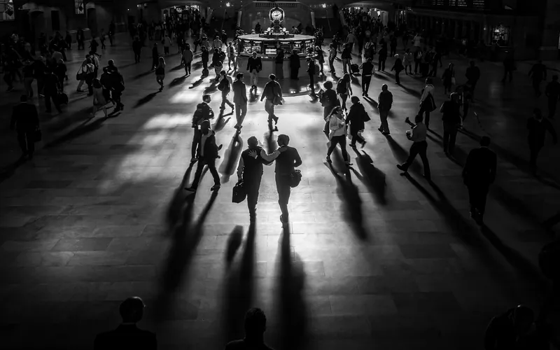 street photography photo of crowded streets