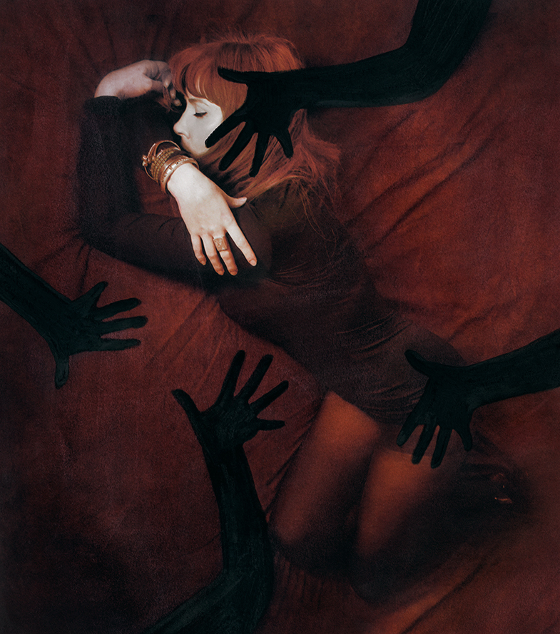 hand painted photography - people think or expectations