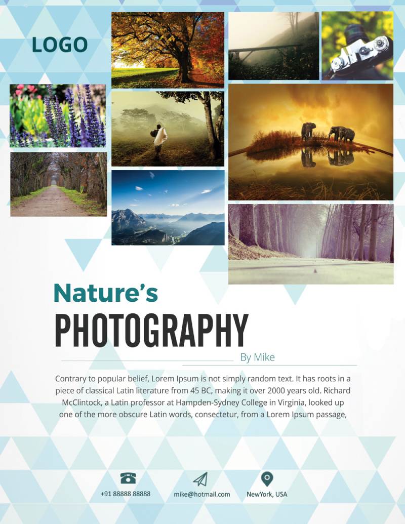 photography services flyer