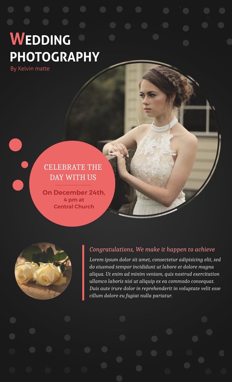 wedding photo service poster