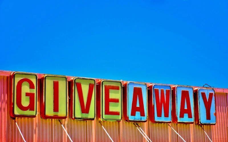 organize giveaways