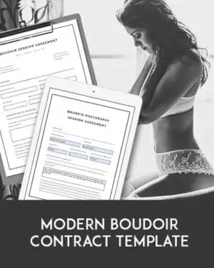boudoir photography contracts, best boudoir photography deals, photography card templates