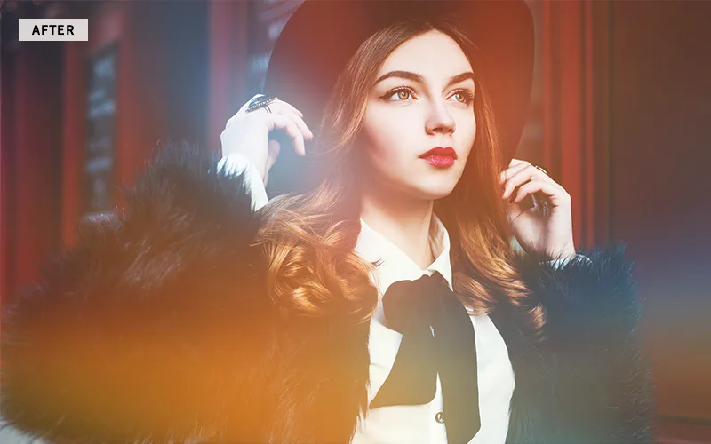 light leak overlay