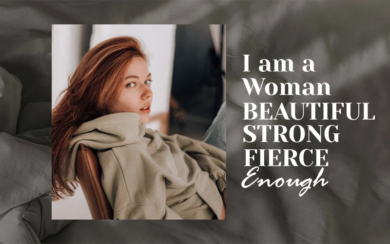 boudoir quotes for instagram, I am a woman