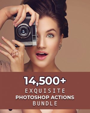fashion photoshop action feature