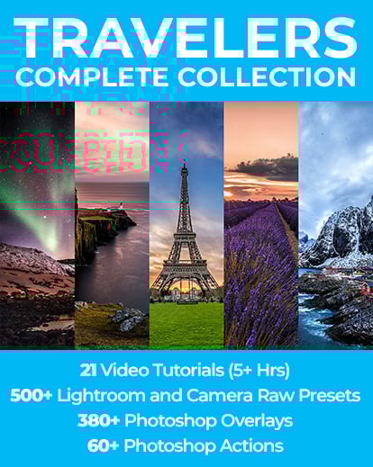 travel photography complete collection. best photography add ons, travellers video photography course, deals for photographers