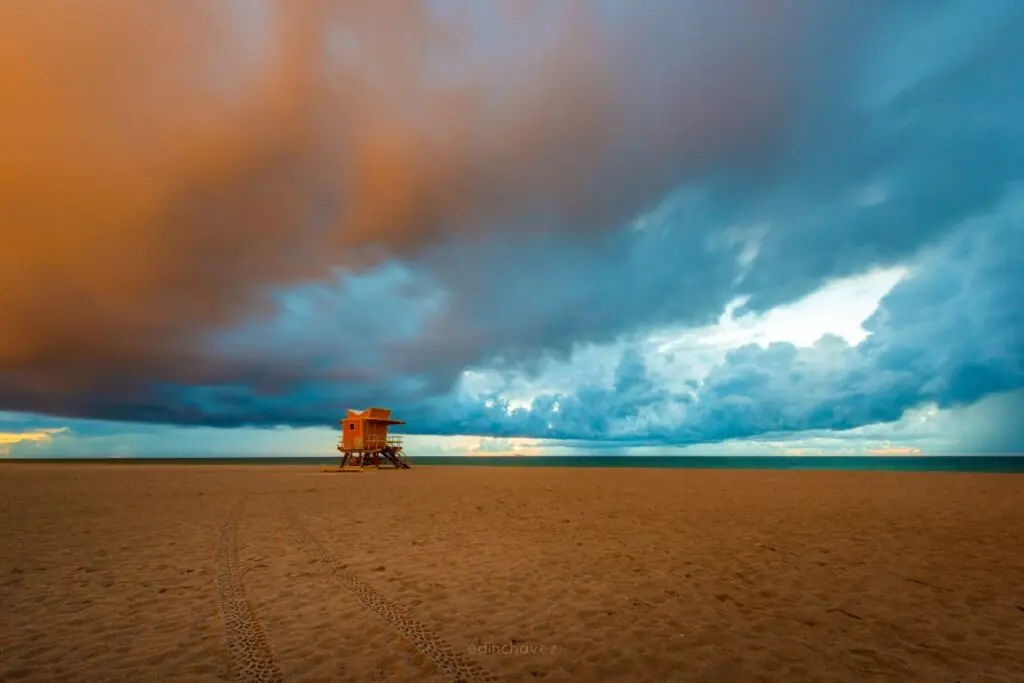secluded hut on a beach