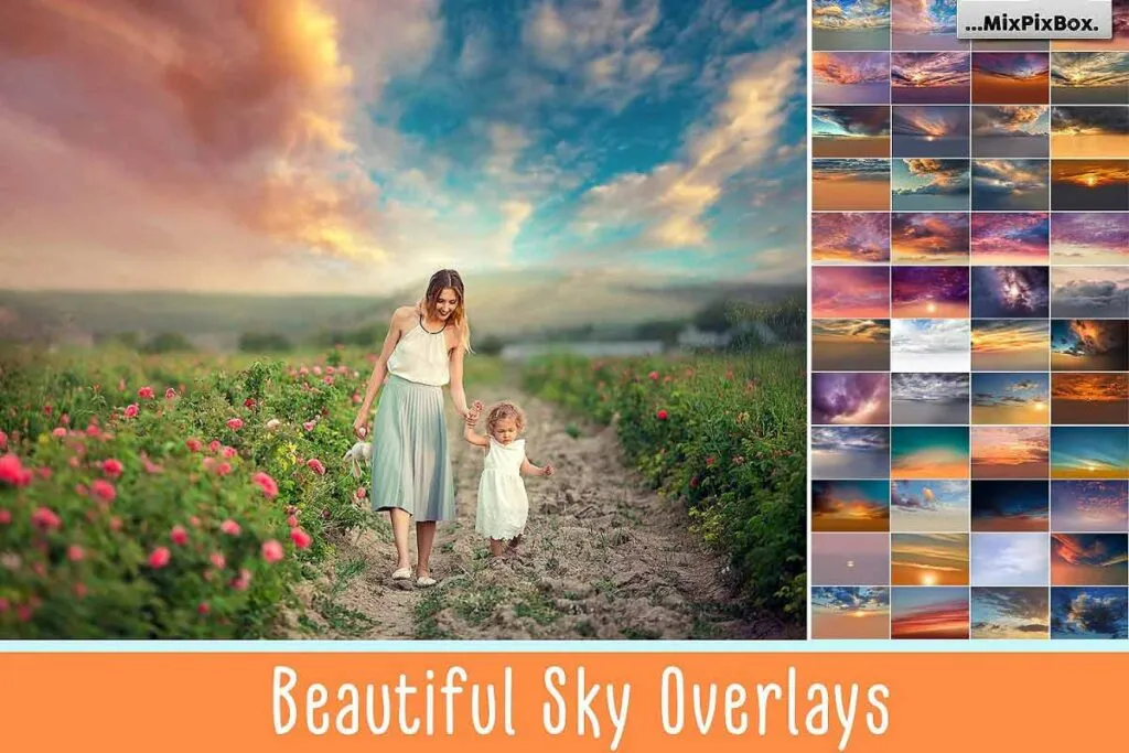 Add a beautiful day sky to your images, Beautiful Sky Overlays