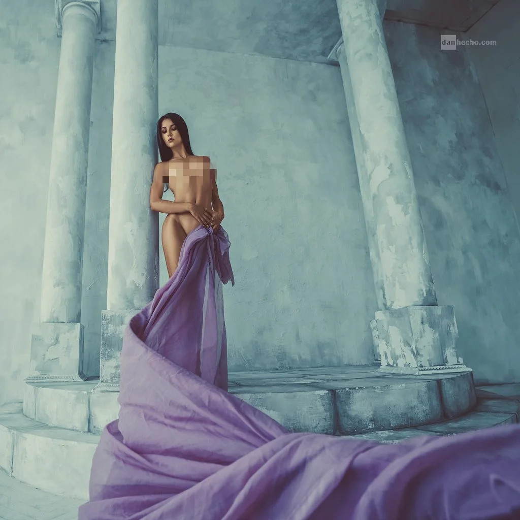 Dan Hecho's Artistic nude photography, nude photography color grading, tasteful nude photography
