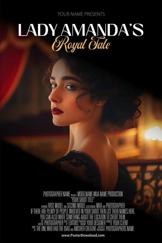 movie poster template for free