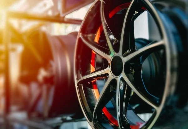 a car wheel