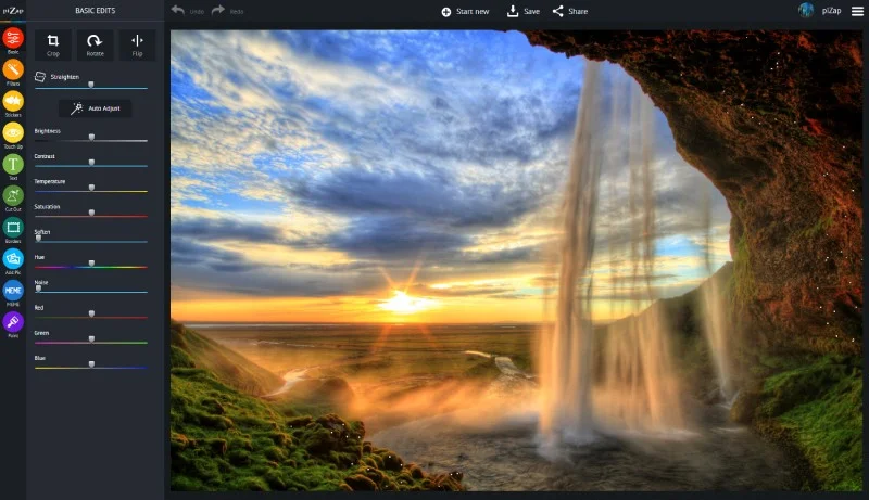 add filters effortlessly, web-based photo editor, online image editor, photo retouching tool, AI photo editor, cloud photo editing, professional photo editing software