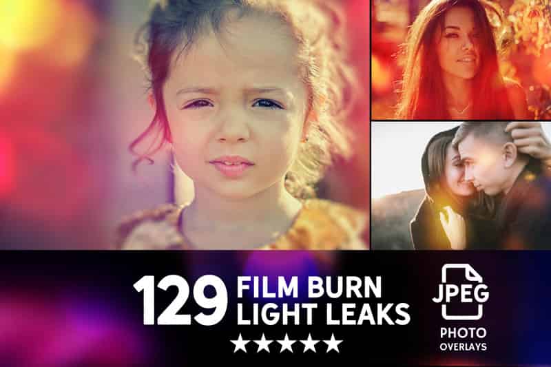 light leaks overlays
