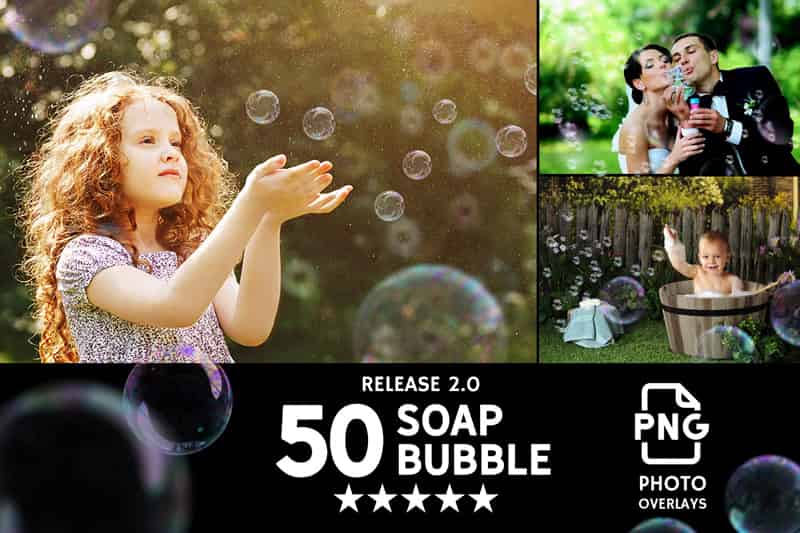 soap bubble overlay