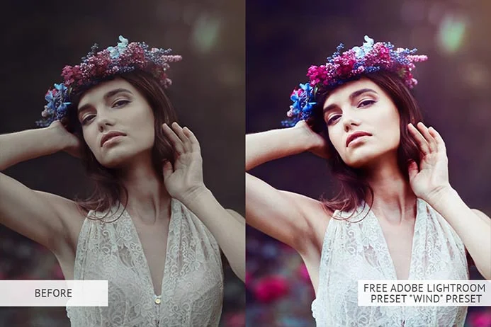 wind lightroom portrait presets, professional portrait Lightroom presets free, free Lightroom filters for portraits