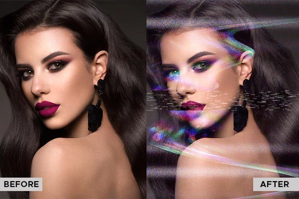 glitch effect photoshop action free