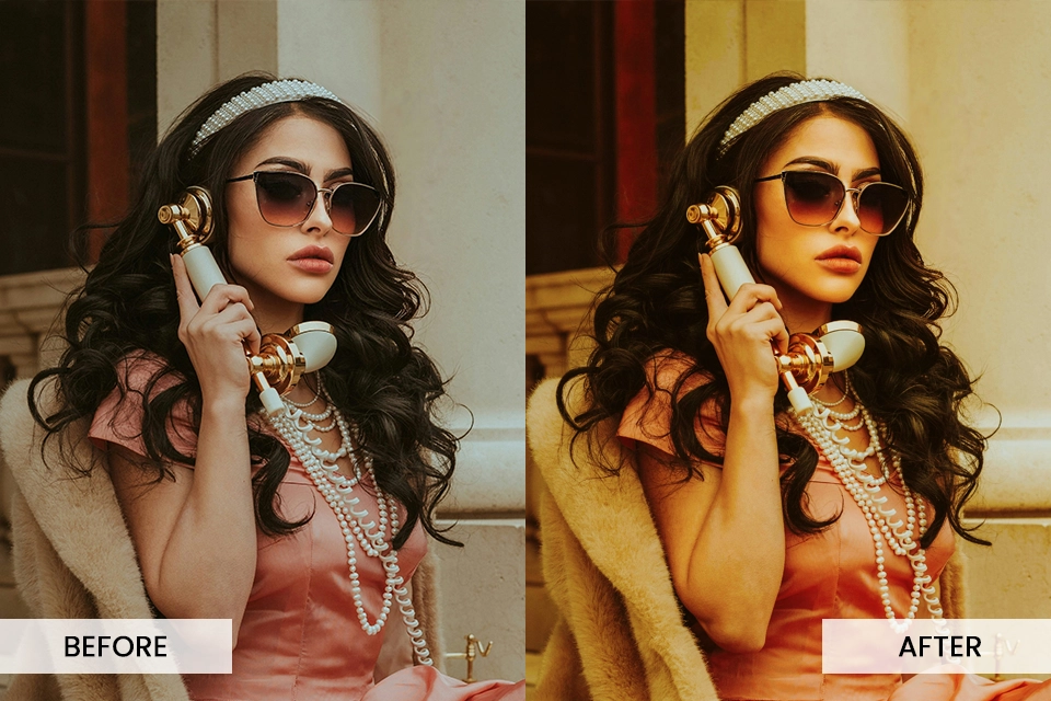 retro free photoshop actions for portraits