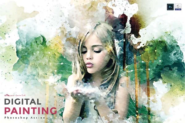 make images like a digital painting