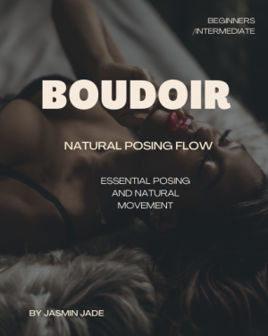 boudoir model laying on bed wearing black lingerie, best boudoir photography deals, posing guides