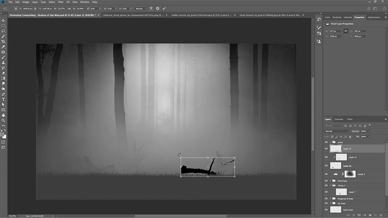 compositing in photoshop