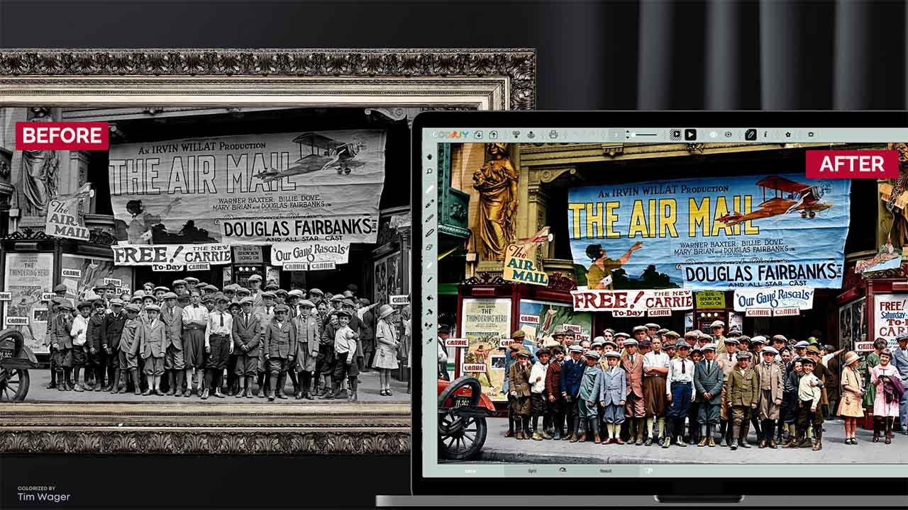 Colorizer pro before after preview