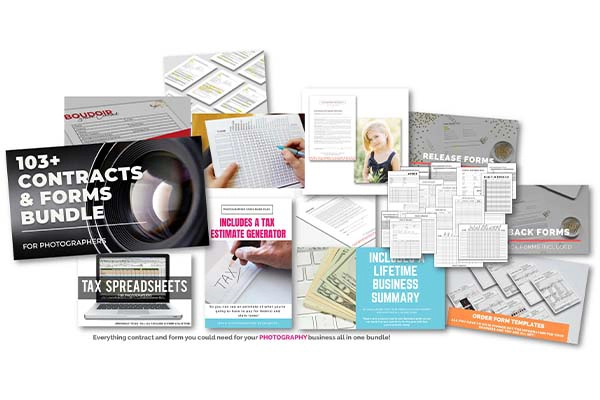 portrait photography contract, contracts and forms for photographers