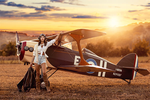 Professional portrait editing done on a model photo