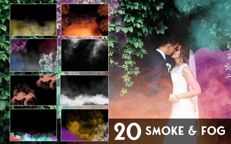 Smoke & fog overlays preview