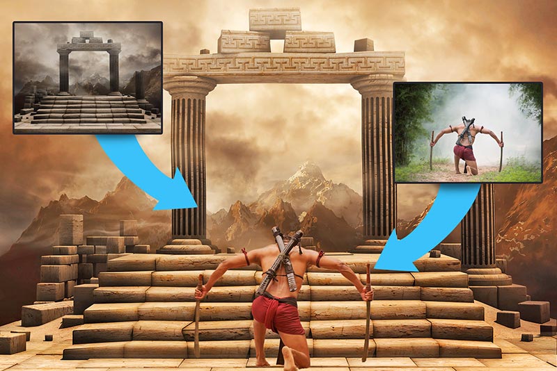 photo composition photoshop