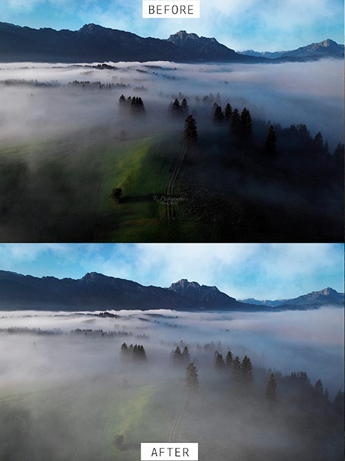 400+ High Quality Overlays & Brushes Before/After