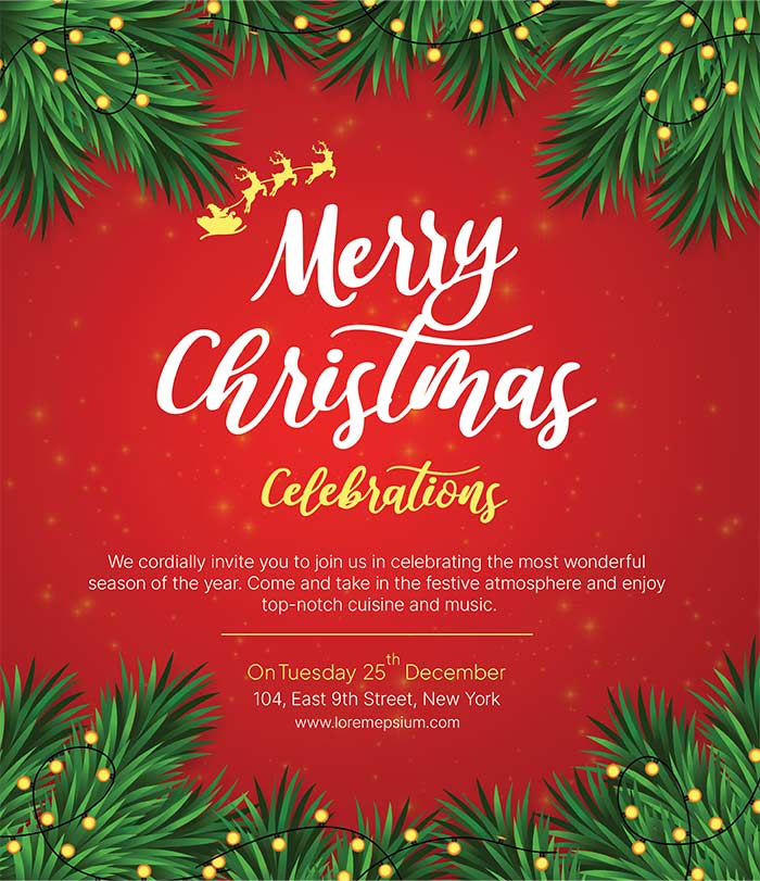 holiday flyer templates