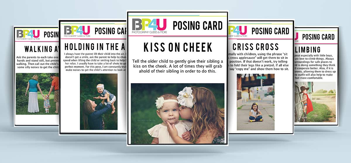 Siblings Posing Cards