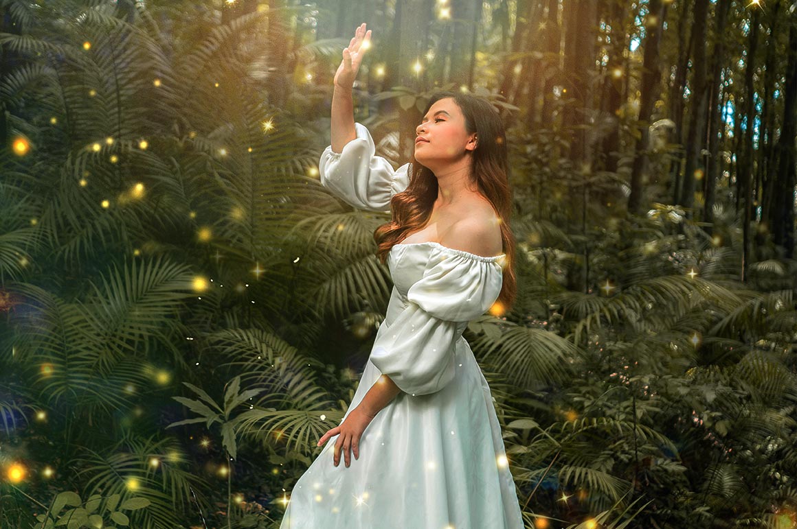 fireflies overlays, heart photo filters, love theme designs, heart confetti