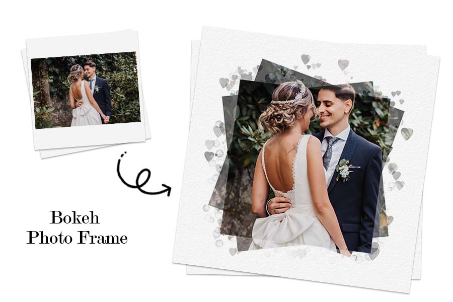 bokeh frames png, gold valentine frame png, glitter valentine frame png