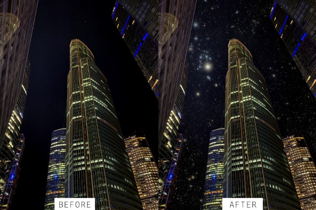 night sky overlays