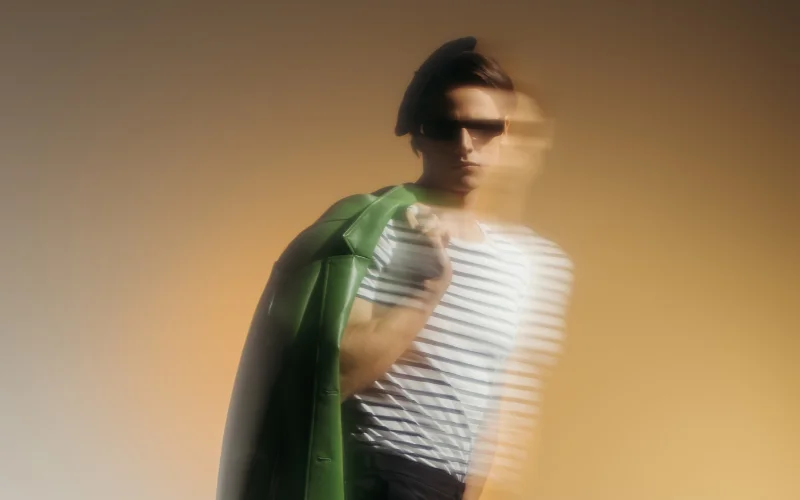 motion blur photo of a model