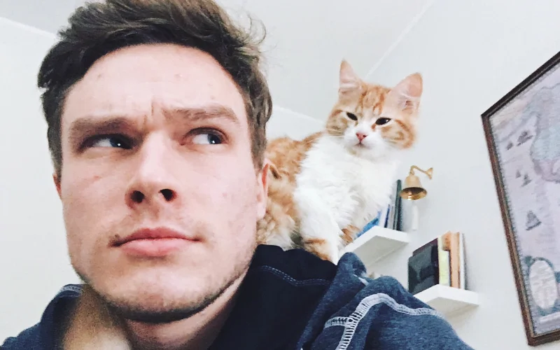 self portrait with a pet - self photography, self portrait photograph, self portrait ideas, self portrait photography ideas, portrait photography ideas 