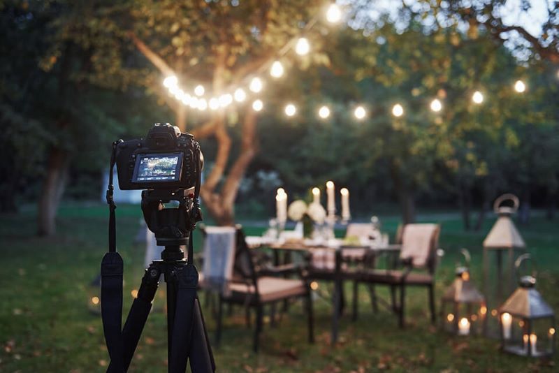 camera taking picture of outdoor