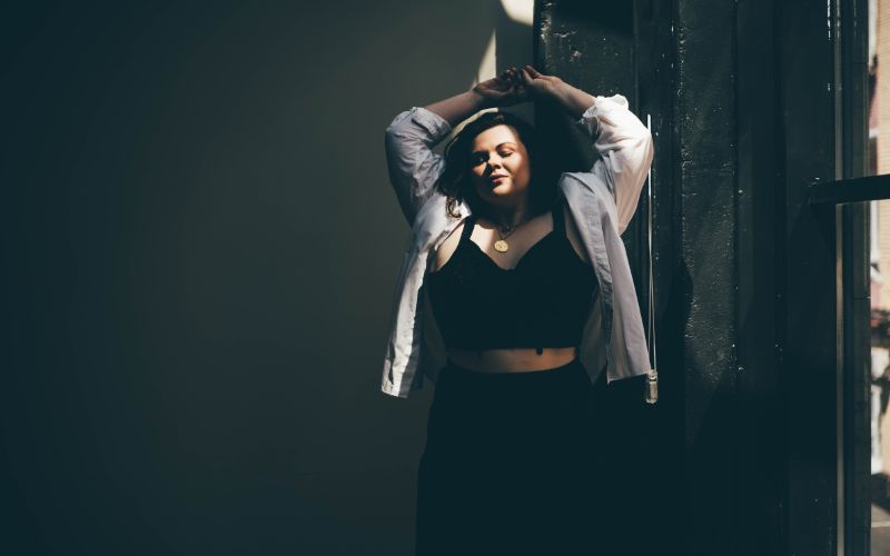 sensual woman posing for photography