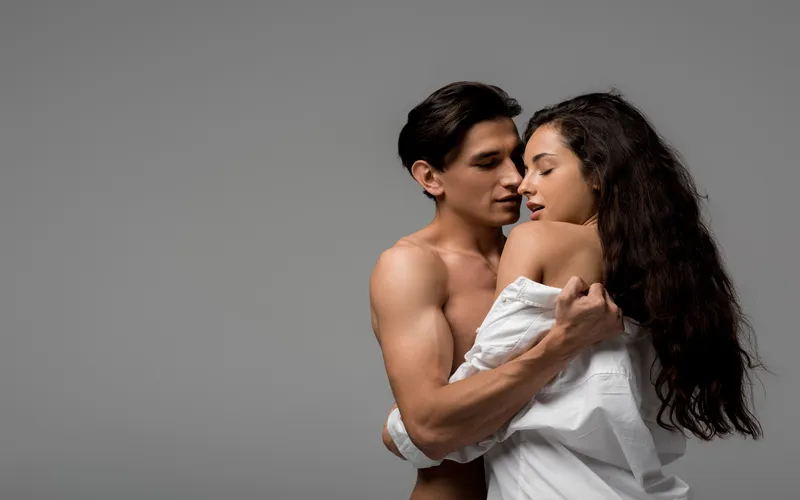 couple embracing each other