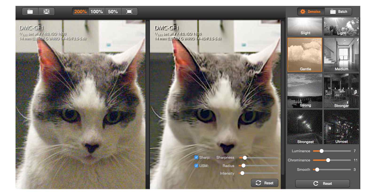 denoising software