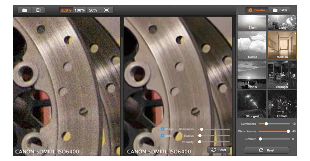 remove noise from images