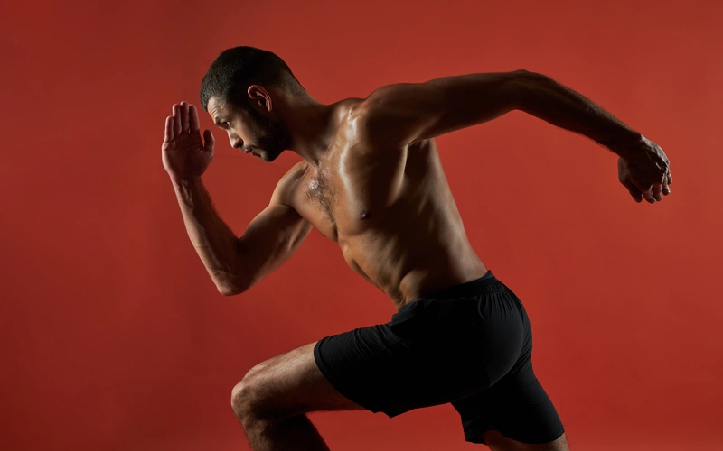 Boudoir poses for athletic men