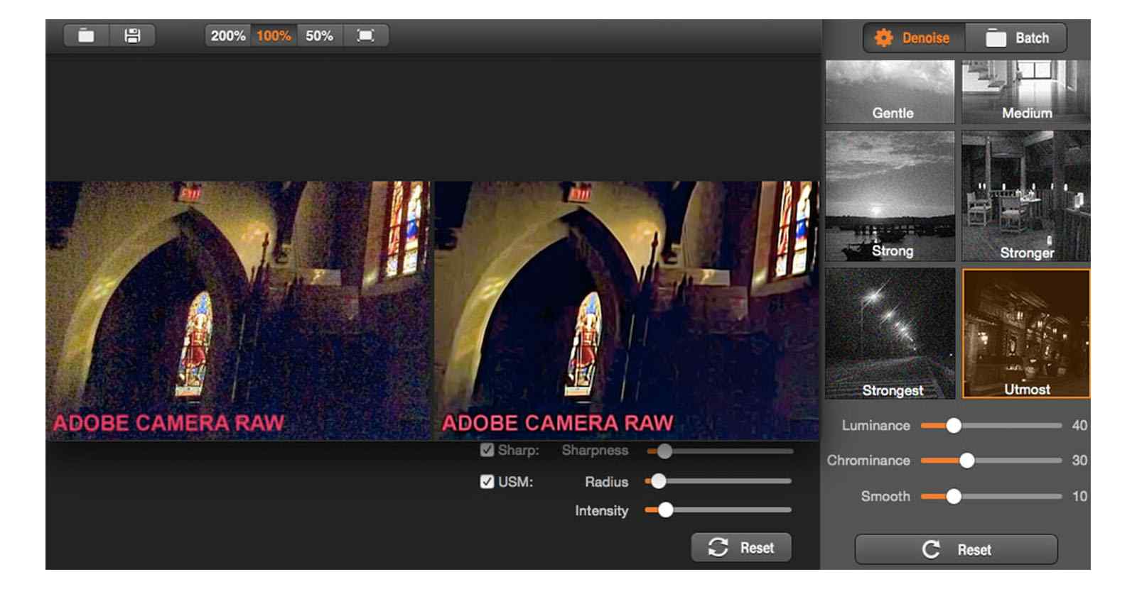 denoising software for mac