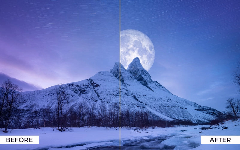 Pretty Moon Overlays, free moon overlays for photographers